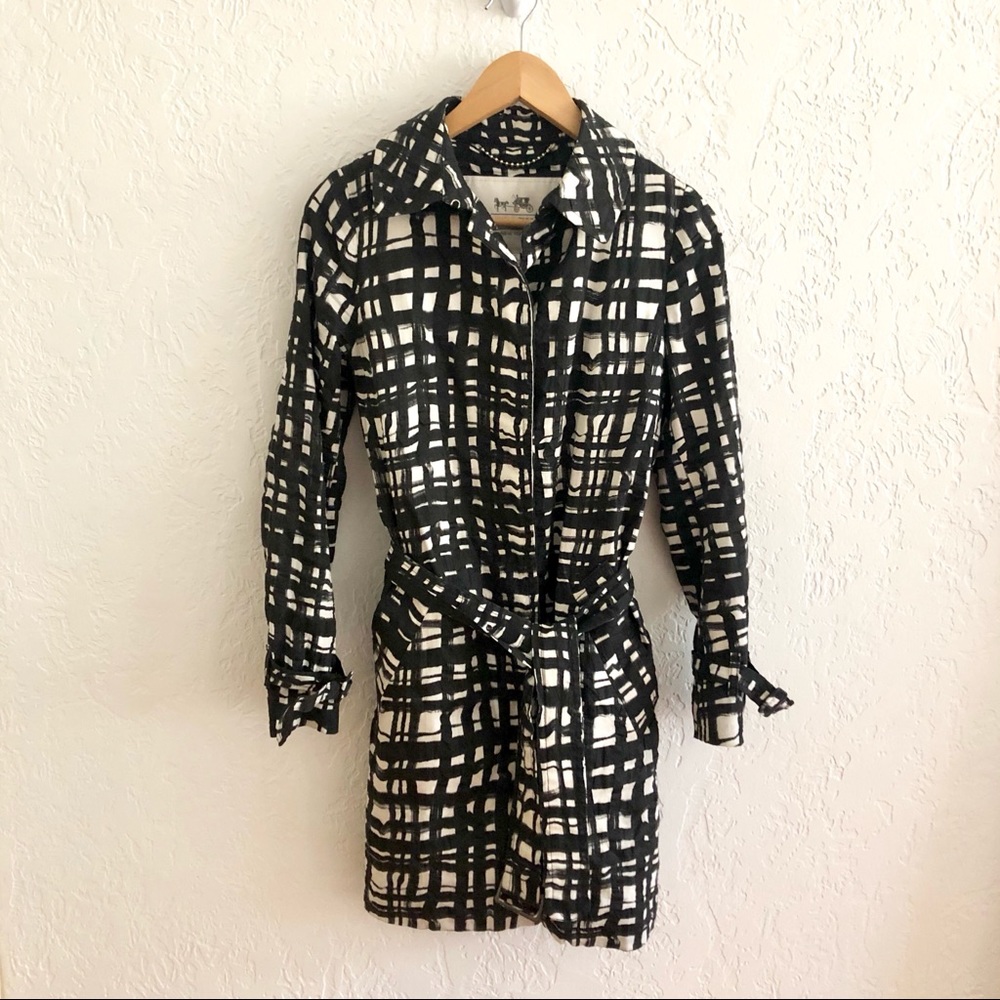 Gorgeous & Rare! Coach "Painted Getaway" Trench XS